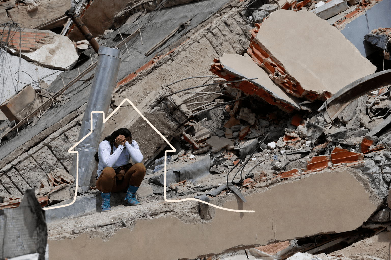 Refugio temporal para familias damnificadas